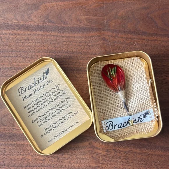 Brackish Feather Pin - Picture 2 of 4